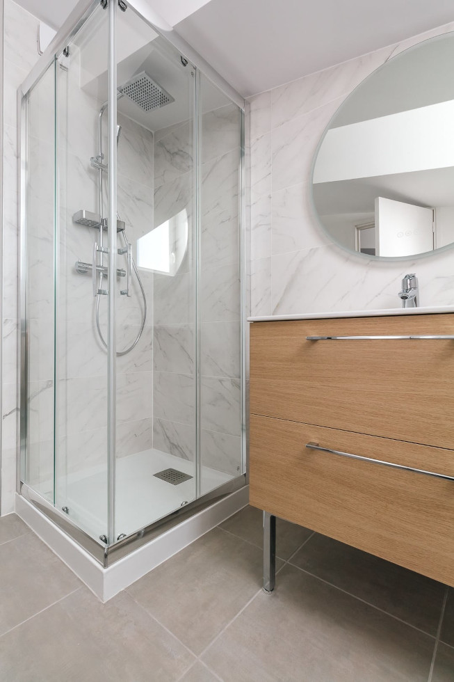 Rénovation salle de bain T1 atypique - Toulouse - Architecte d'intérieur - Alessandra Melo