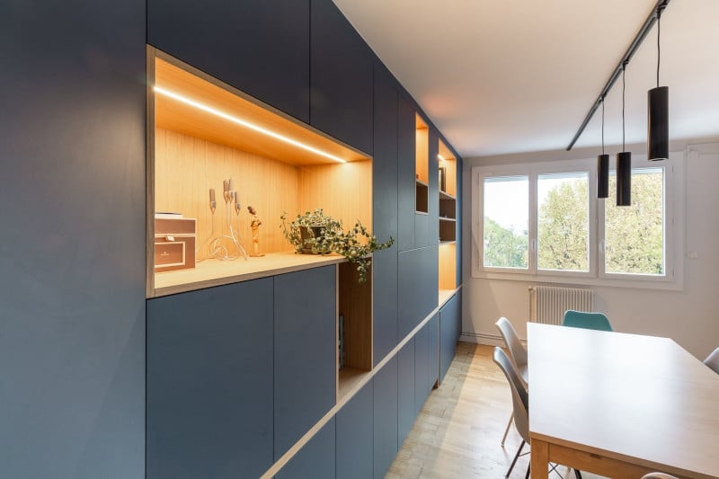 rénovation d'un salon dans un appartement - Toulouse - Alessandra Melo