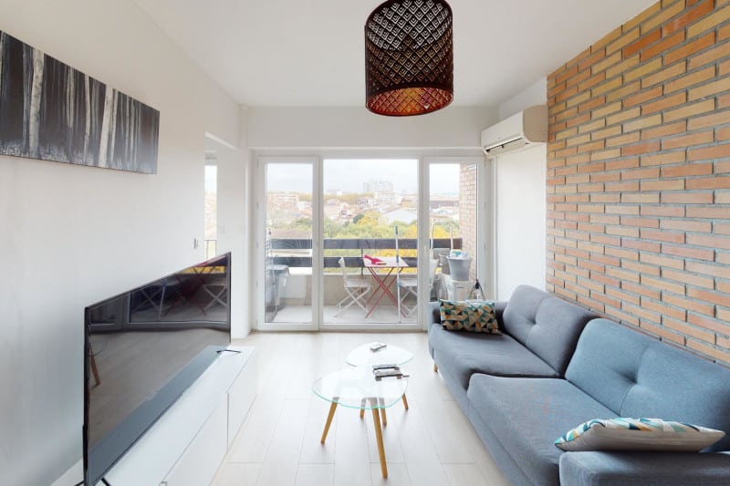Rénovation totale d'un T2 - salon - Toulouse - Alessandra Melo - architecte d'intérieur